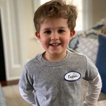 Kamao Custom Oval Name Patch - Personalized Patches Set