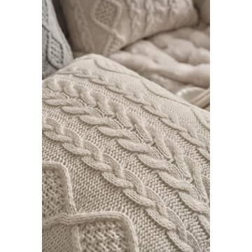 Cozy Decorative Knit Throw Pillow Cover for Home Decor