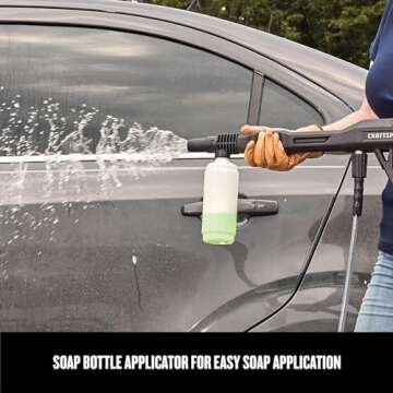 CRAFTSMAN Electric Pressure Washer, Cold Water, 1700-PSI, 1.2-GPM, Corded (CMEPW1700)