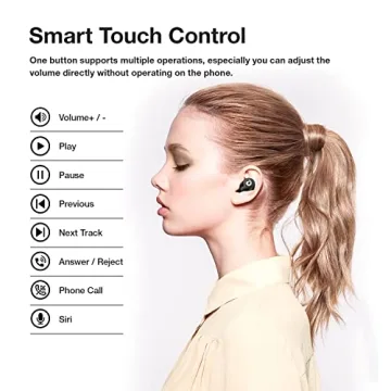 Hikapa X9 Wireless Earbuds Deep Bass Touch Control Waterproof