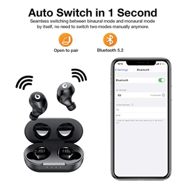 Hikapa X9 Wireless Earbuds Deep Bass Touch Control Waterproof