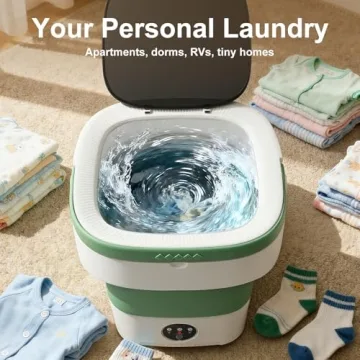 16L Space-Saving Portable Washing Machine for Small Loads