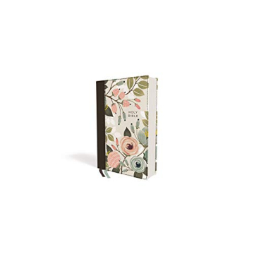 NIV Thinline Bible, Floral Cover, Comfort Print for Easy Reading
