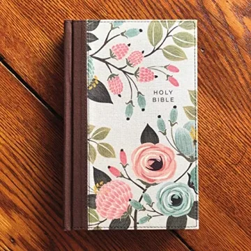 NIV Thinline Bible, Floral Cover, Comfort Print for Easy Reading