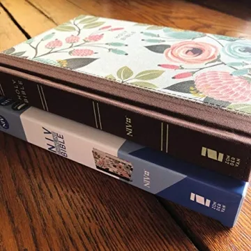 NIV Thinline Bible, Floral Cover, Comfort Print for Easy Reading