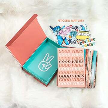 Peach Aesthetic Wall Collage Kit, Room Decor for Teen Girls, Peachy Teal Wall Art Print, Dorm Photo Collection, Boho Posters for Room Aesthetic… (Peach 100 Set)