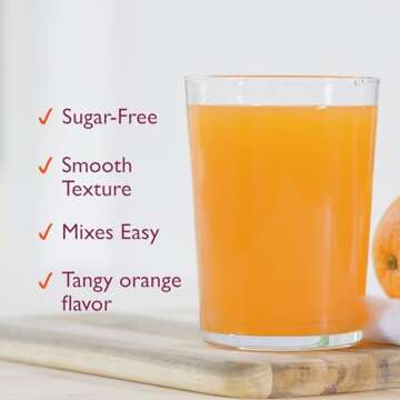 Metamucil 4 in 1 Daily Fiber Supplement Powder, Fiber Powder for Digestive Health and Regularity*, Sugar-Free, Orange, Naturally Sourced Psyllium Fiber, 72 teaspoons