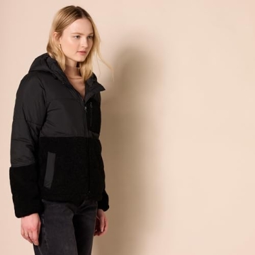 Stylish Women's Sherpa Puffer Jacket for Winter Wear