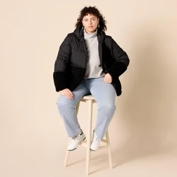 Stylish Women's Sherpa Puffer Jacket for Winter Wear