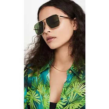 Bottega Veneta Women's Geometric Navigator Sunglasses