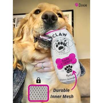 Nestpark Pup Claw Dog Toys - Funny Cute Plush Dog Toys with Squeaker - Parody Dog Toy (2 Pack) (Original Pack)