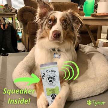 Nestpark Pup Claw Dog Toys - Funny Cute Plush Dog Toys with Squeaker - Parody Dog Toy (2 Pack) (Original Pack)