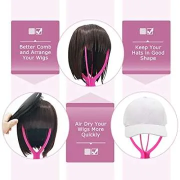 Dreamlover Short Wig Stands - Portable & Durable Quality