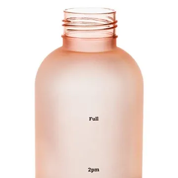 Glow Motivational Water Bottle with Time Markers