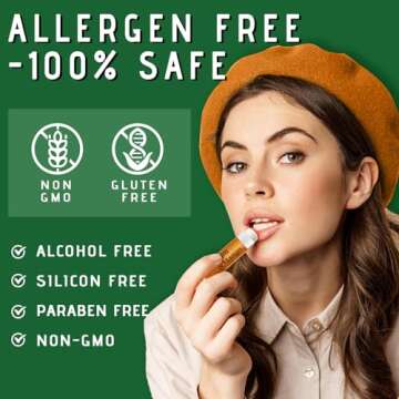 RBUGR 39 Pack of Lip Balm, 12 Flavored Lip Balm in Bulk Natural Lip Balm Set, Beeswax Moisturising & Soothing Lip Balms Bulk Gifts for Women Stocking Stuffers Party Favors(4.2g/0.15oz)