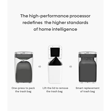 TOWNEW T1S Smart Trash Can with Self-Sealing Technology