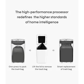 TOWNEW T1S Smart Trash Can with Self-Sealing Technology