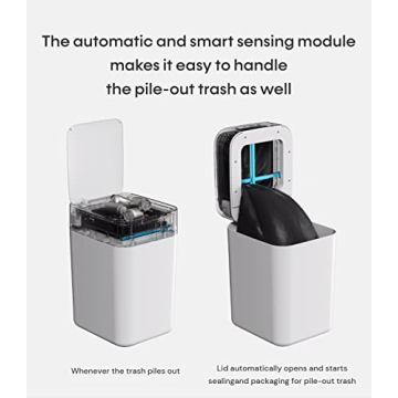 TOWNEW T1S Smart Trash Can with Self-Sealing Technology