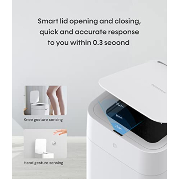 TOWNEW T1S Smart Trash Can with Self-Sealing Technology