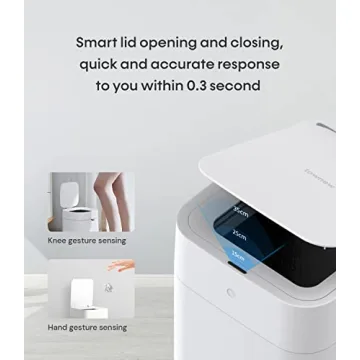 TOWNEW T1S Smart Trash Can with Self-Sealing Technology