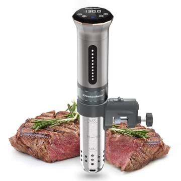 KitchenBoss Sous Vide Cooker: Quiet 1100 Watt Immersion Circulator