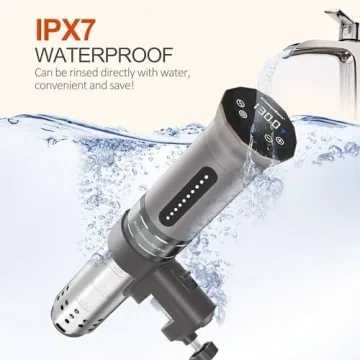 KitchenBoss Sous Vide Cooker: Quiet 1100 Watt Immersion Circulator