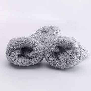 Breslatte Non-Slip Hospital Socks with Grips for Women