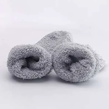 Breslatte Non-Slip Hospital Socks with Grips for Women