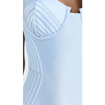 Devon Windsor Lex One Piece Swimsuit in ICY Blue