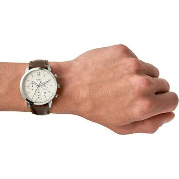 Fossil Men's Neutra Steel Quartz Chronograph Watch