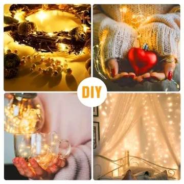 Onforu 16 Pack Waterproof Fairy Lights for Decoration
