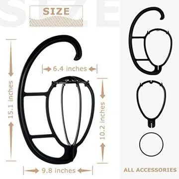Dreamlover Hanging Wig Stand, Wig Head for Wigs, 4 Sets
