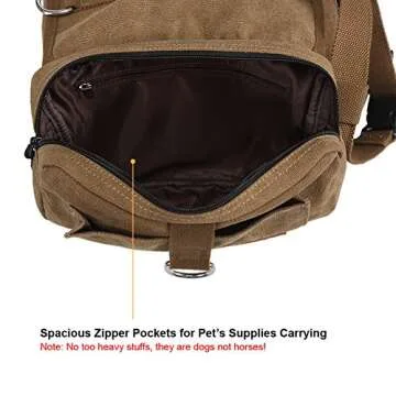 OneTigris Doggy Backpack for Hiking & Camping Perfect Fit