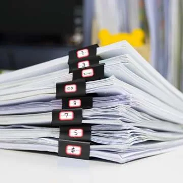 Ufmarine Extra Large Binder Clips 2 Inch, (40 Pcs) Big Paper Clamps for Office