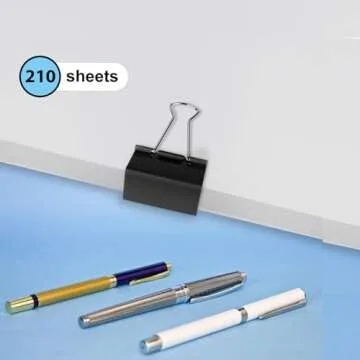 Ufmarine Extra Large Binder Clips 2 Inch, (40 Pcs) Big Paper Clamps for Office