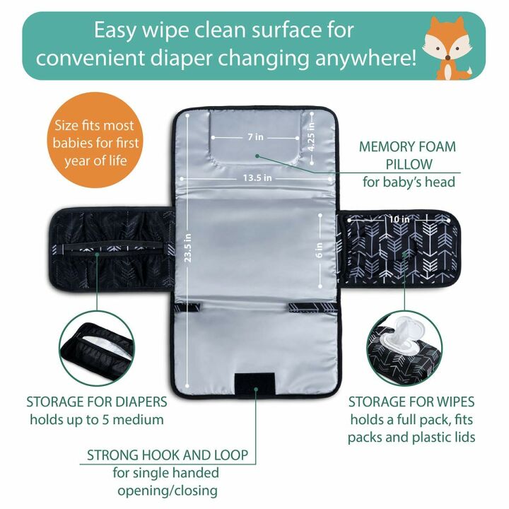 Portable Waterproof Infant Changing Mat for Easy Travel