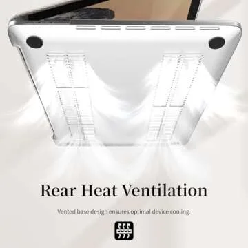 BaayCerrie Stylish MacBook Air 15 Inch Case for Protection