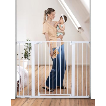 COMOMY 36" Extra Tall Baby Gate for Safety at Home
