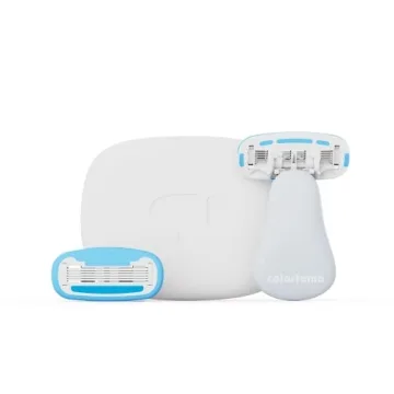 Colorlamb Portable Women's Travel Razor Set with Replacement Blades