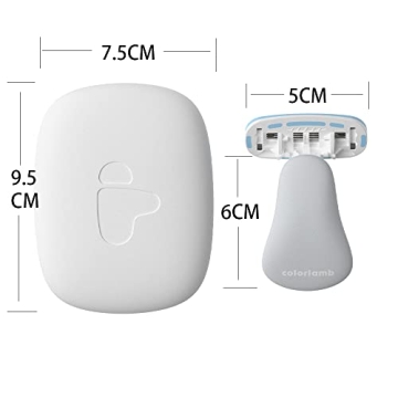 Colorlamb Portable Women's Travel Razor Set with Replacement Blades