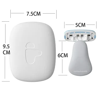 Colorlamb Portable Women's Travel Razor Set with Replacement Blades
