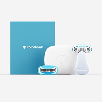 Colorlamb Portable Women's Travel Razor Set with Replacement Blades