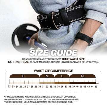 IFAST Weight Lifting Belt - Durable Leather Support