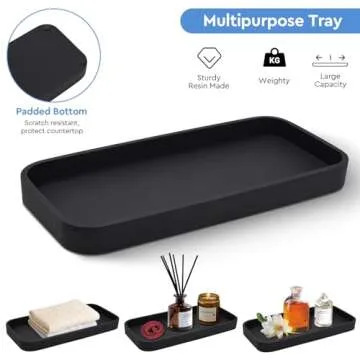 Clear Glass Bathroom Accessory Set for Stylish Organizing