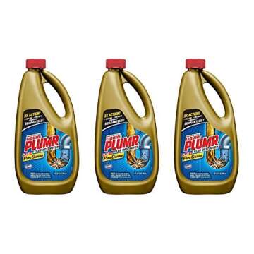 Liquid-Plumr Pro-Strength Clog Remover with PipeGuard, 32 Fluid Ounces