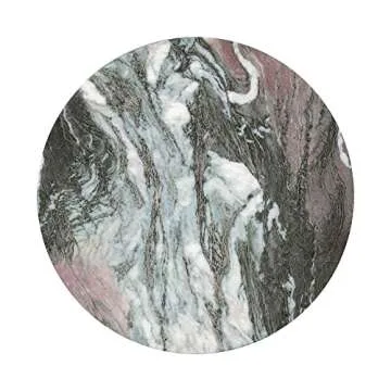 Stylish Tov Furniture Faux Marble Concrete Side Table