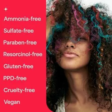 Hally Hair Temporary Hair Color, Shade Stix (Red) - 12 ml Washable Hair Chalk for Kids, Teens & Adults - One Day Pop of Color Hair Dye for Festivals, Sporting Events & Parties, All Hair Types