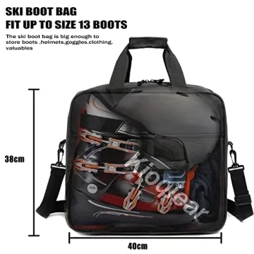 Kioqiear Snowboard and Boot Bag Combo for Ultimate Protection