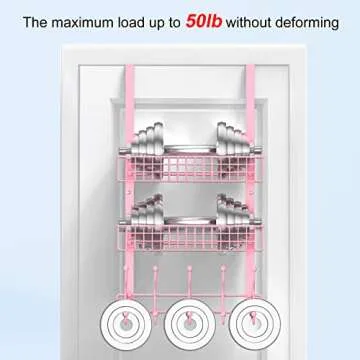MILIJIA Over the Door Hook Rack for Stylish Storage Solutions