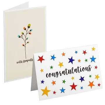 48-Pack All Occasion Greeting Cards with Envelopes